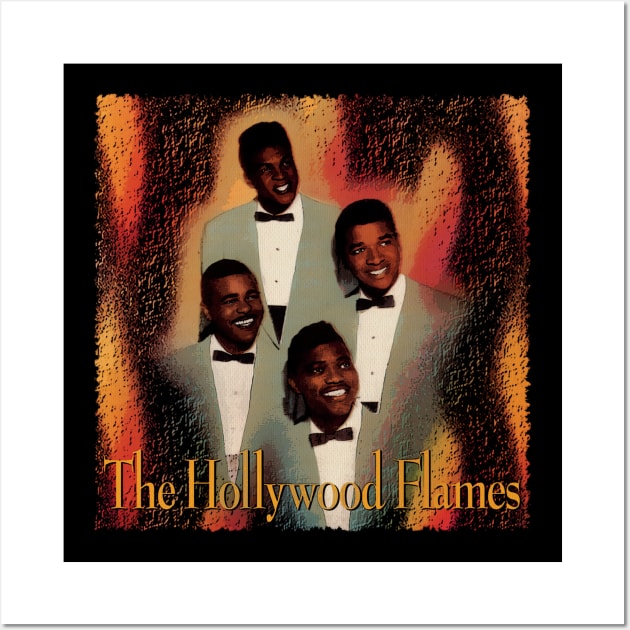 Vintage Doo-Wop Vibe The Hollywood Edition Wall Art by Mythiana